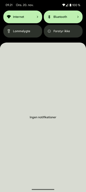 Aktiver topmenuen igen