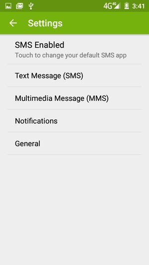 Select Text Message (SMS)