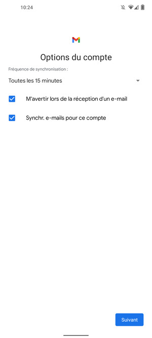 Sélectionnez Suivant