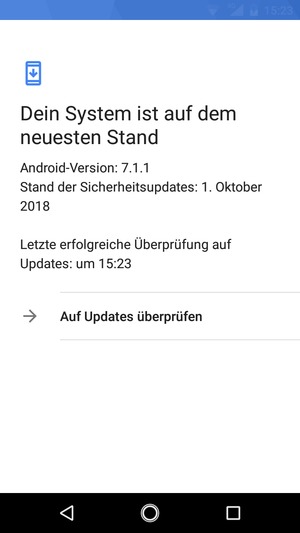 Wählen Sie Auf Updates überprüfen
