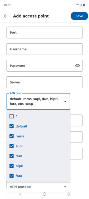 Uncheck the checkboxes