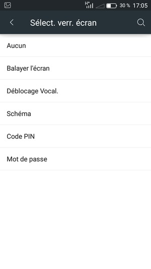 Sélectionnez Schéma