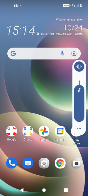 Continue to press to take the volume down to the required level
