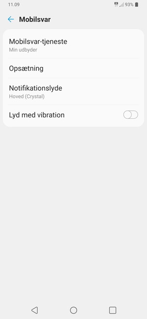 Vælg Opsætning