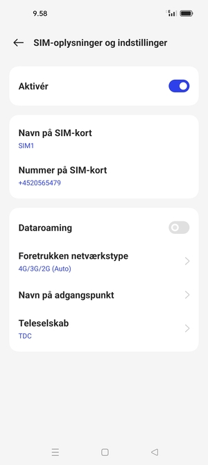 Vælg Navn på adgangspunkt