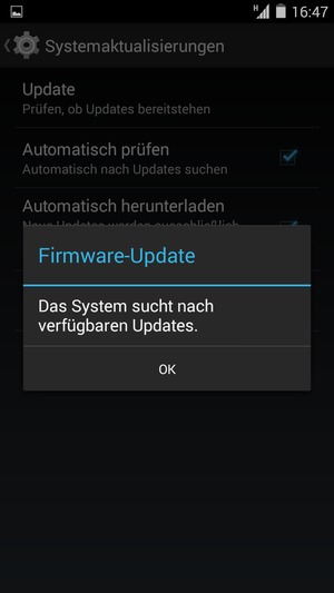 Wählen Sie OK