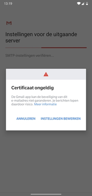 Selecteer INSTELLINGEN BEWERKEN