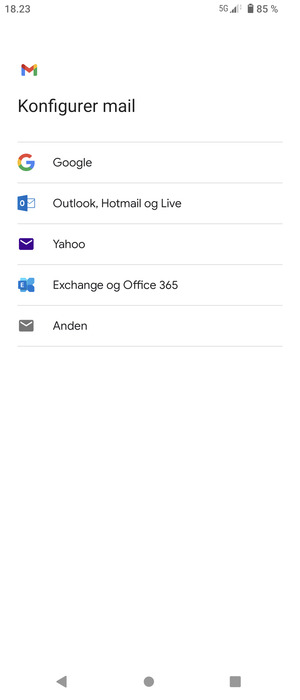 Vælg Google