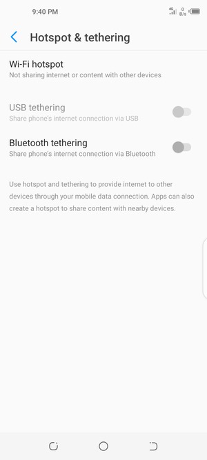 Select Wi-Fi hotspot