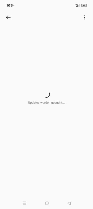 Warten Sie, bis die Suche abgeschlossen ist