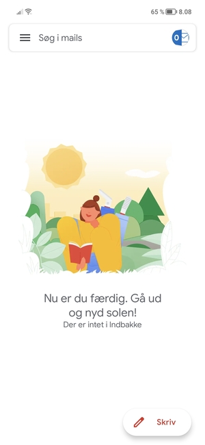 Din Hotmail er klar til brug