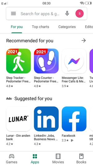 Select the Search bar