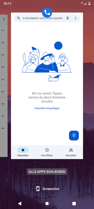 Wählen Sie ALLE APPS SCHLIESSEN, um alle laufende Apps zu schließen