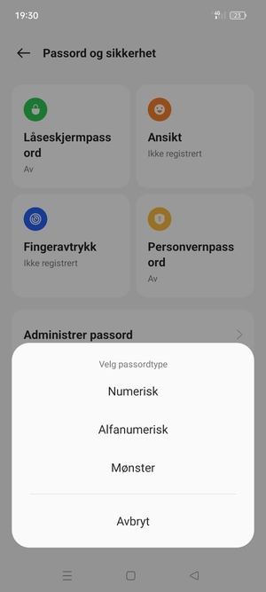 Velg Mønster
