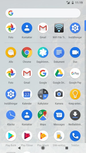 Välj Inställningar