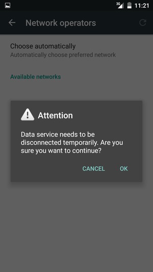 Select OK