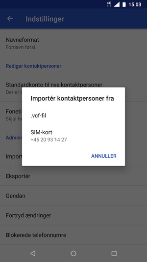 Vælg SIM-kort