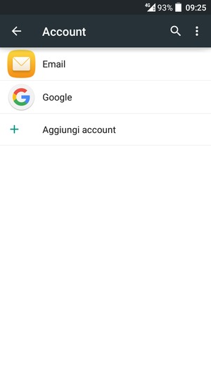 Seleziona Google