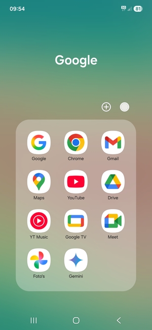 Selecteer Gmail