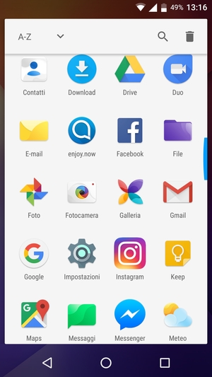 Scorri e seleziona Impostazioni