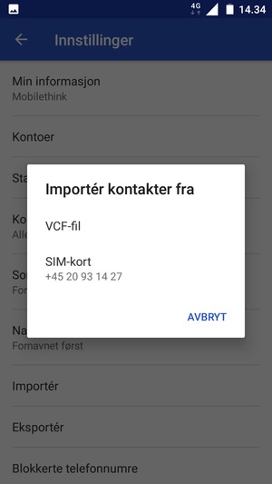 Velg SIM-kort