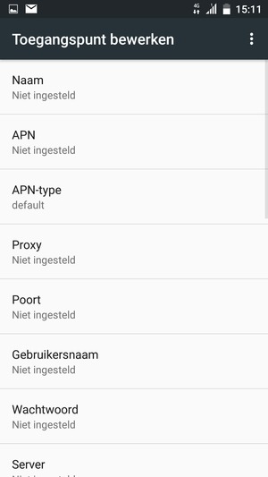 Voer mms-gegevens in