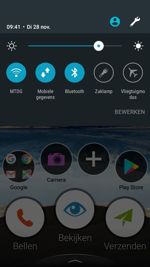 Schakel Wifi en Bluetooth uit