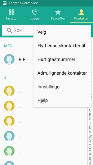 Velg Innstillinger
