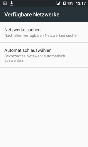 Wählen Sie Netzwerke suchen