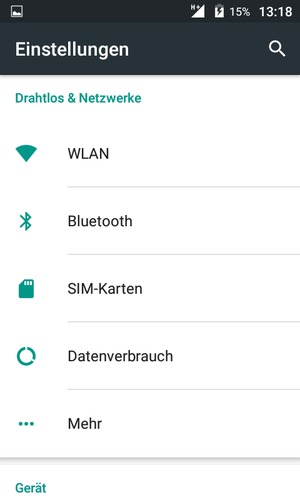Wählen Sie Mehr