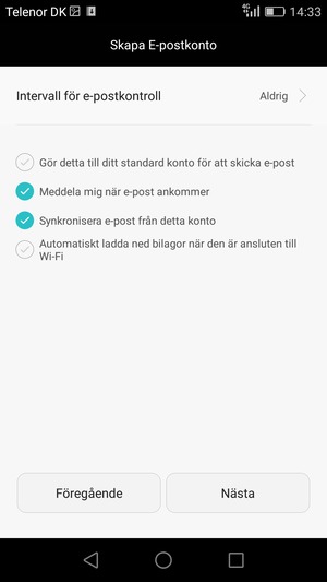 Välj Nästa