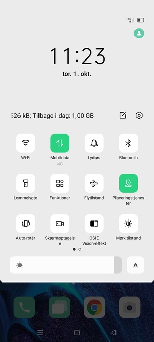 Slå Placeringstjenester fra