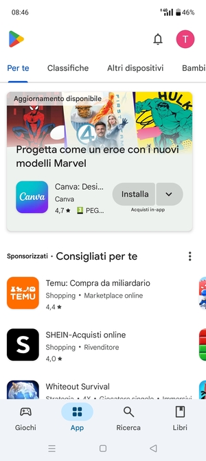 Seleziona Ricerca