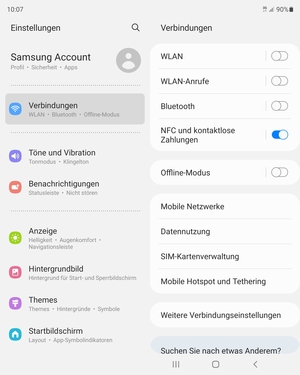 Wählen Sie Verbindungen