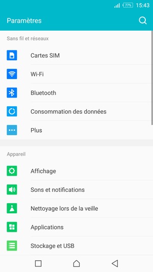 Sélectionnez Plus