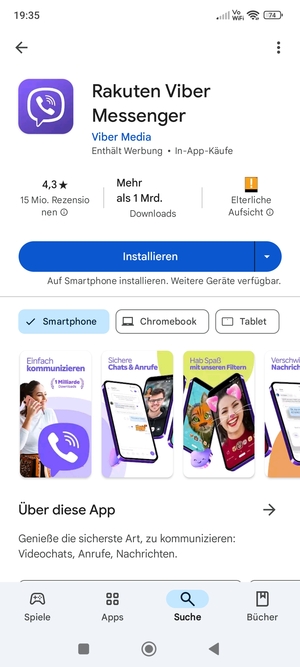 Wählen Sie Installieren