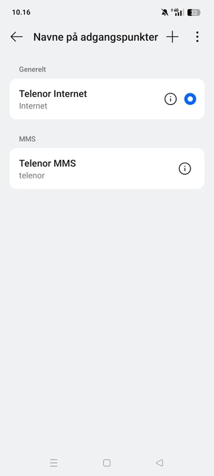 Vælg Menu-knappen