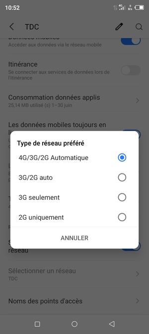 Sélectionnez votre option préférée