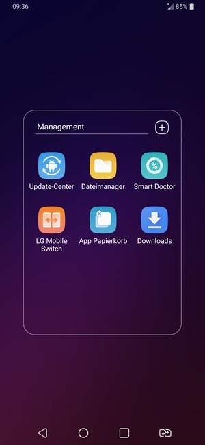 Wählen Sie Update-Center