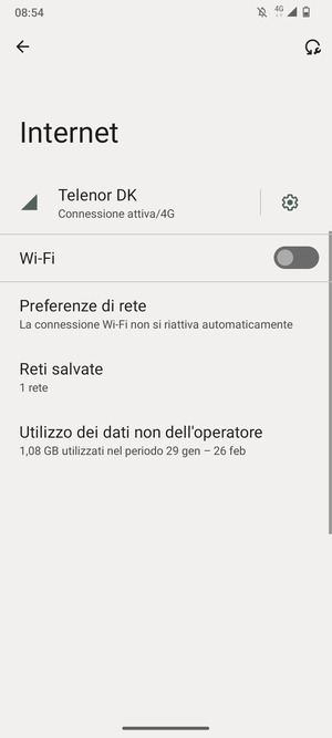 Attiva Wi-Fi