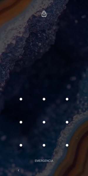 El teléfono ha sido asegurado con un bloqueo de pantalla