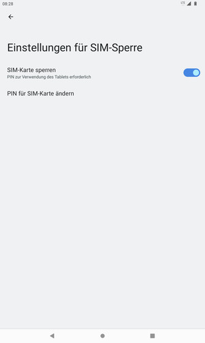 Wählen Sie PIN für SIM-Karte ändern