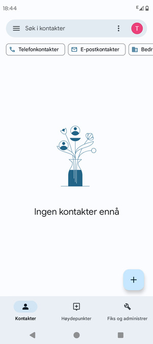 Velg Fiks og administrer