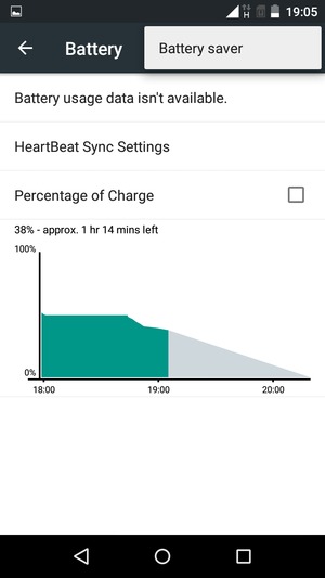 Select Battery saver