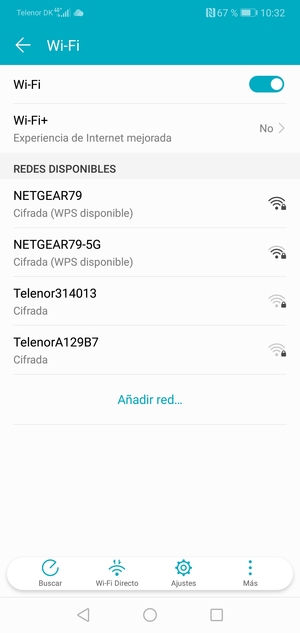 Seleccione la red inalámbrica a la que desea conectarse