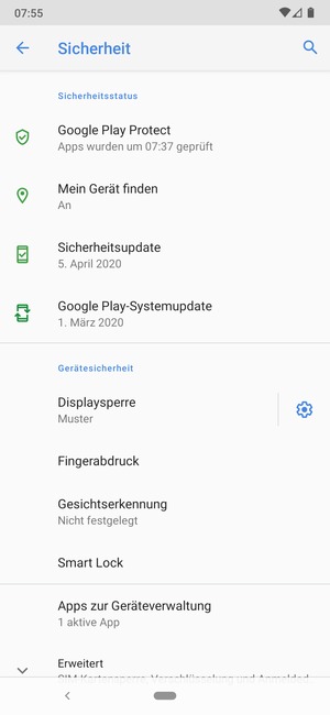 Ihr Handy ist jetzt mit einer Bildschirmsperre gesichert