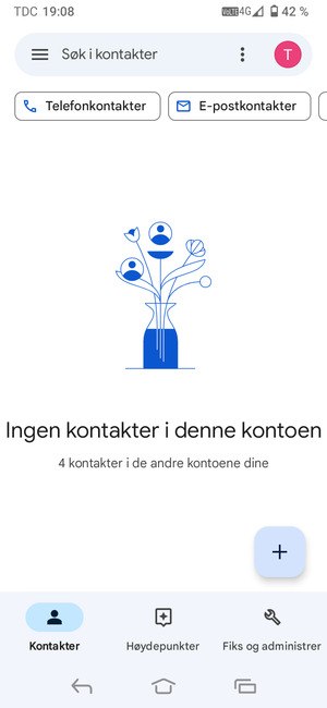 Velg Fiks og administrer