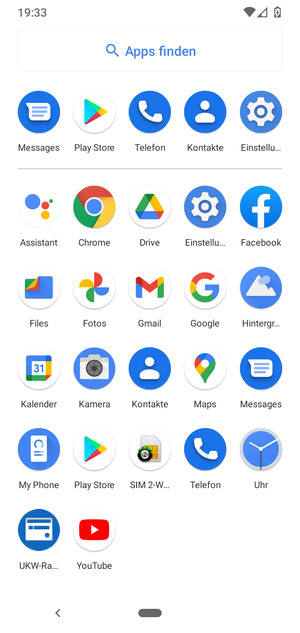 Wählen Sie Einstellungen