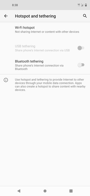 Select Wi-Fi hotspot
