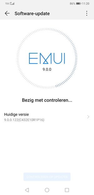 Wacht tot de zoekopdracht beëindigd is